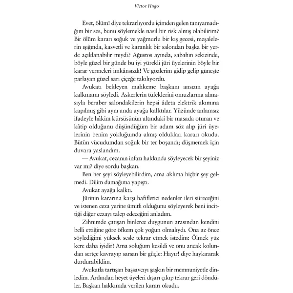 Bir İdam Mahkumunun Son Günü - Victor Hugo Hasan Ali Yücel Klasikleri İş Bankası Kültür Yayınları - Görsel 7