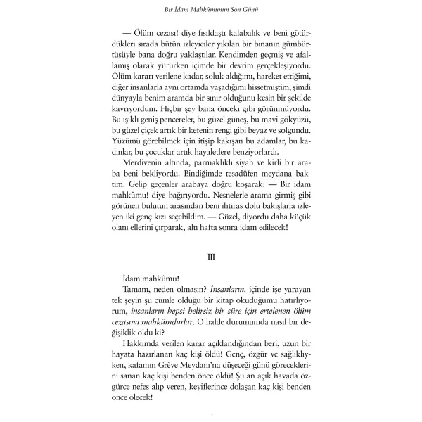 Bir İdam Mahkumunun Son Günü - Victor Hugo Hasan Ali Yücel Klasikleri İş Bankası Kültür Yayınları - Görsel 8