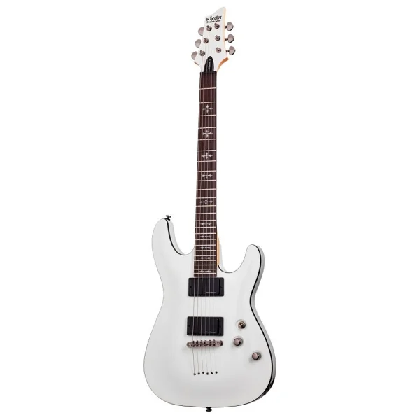 Schecter Demon-6 Vintage White Elektro Gitar - Görsel 6