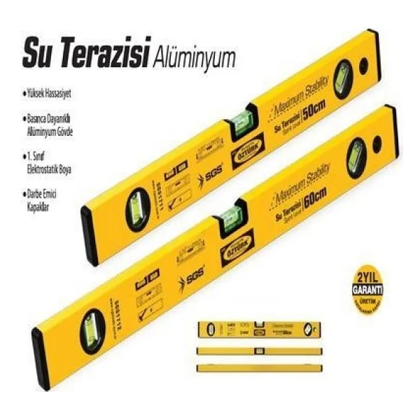 Sgs Sgs1711 Alüminyum 50 Cm Su Terazisi - Görsel 2