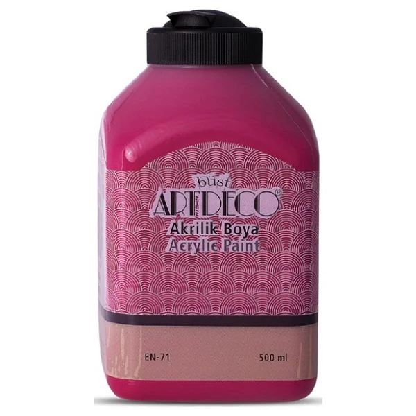 Artdeco 500 Ml 3015 Ateş Kırmızı Akrilik Boya - Görsel 8