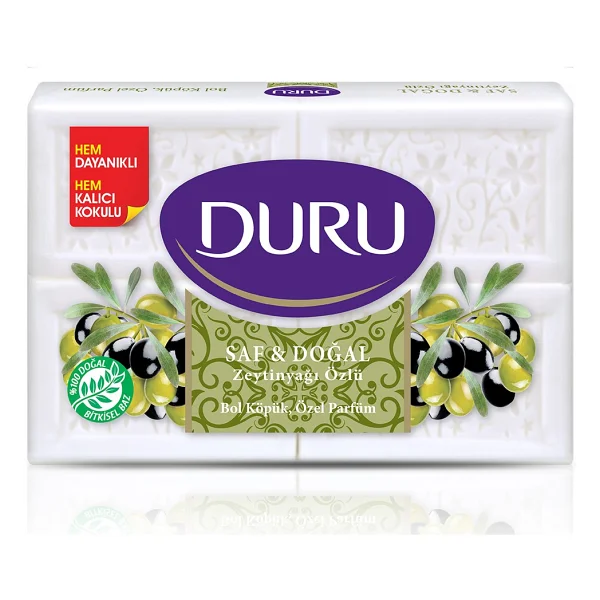 Duru Saf & Doğal Zeytinyağlı 4x150 Gr Banyo Sabunu - Görsel 4
