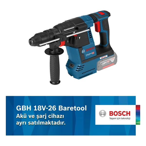Bosch Gbh 18v-26 Aküsüz Darbeli Kırıcı-Delici - Görsel 6