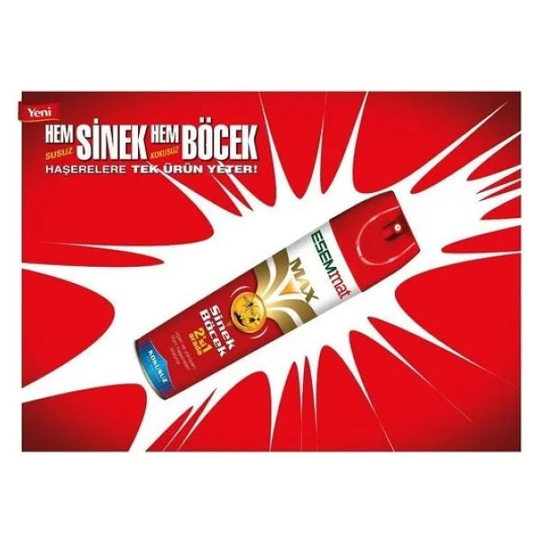 Esemmat Max Sinek Ve Böcek Spreyi 300 Ml - Görsel 2