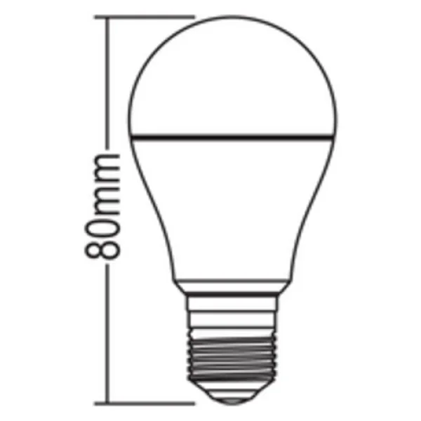Forlife 5w E14 LED Ampul G.Işığı - Gün Işığı - 1 - 10 W - Görsel 4