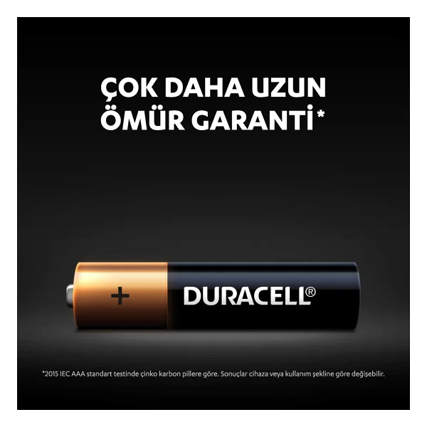 Duracell Lr03/Mn2400 8'li Alkalin Aaa İnce Kalem Pil - Görsel 4