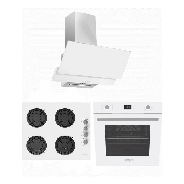 Exep Plus Line Beyaz 3 Lü Ankastre Set (Ed401-Eo320-Ef2609 - Görsel 7