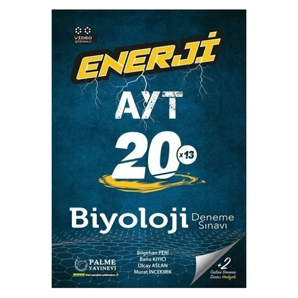 Palme Yayınevi Ayt Enerji 20 Biyoloji Deneme Sınavı - Görsel 2