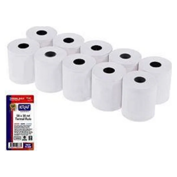 Kraf Termal Rulo 80x40 - Tek - Renkli - Tek - Görsel 2