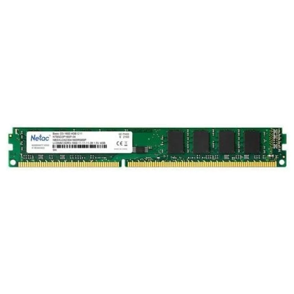 Netac Basic Ntbsd3p16sp-04 4gb 1600mhz Cl11 DDR3 Notebook RAM - Görsel 5