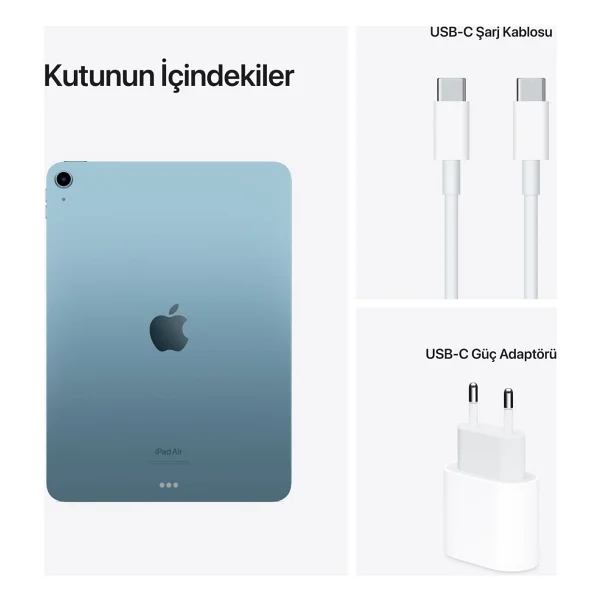 iPad Air 5. Nesil Wi-Fi 64 GB 10.9" Tablet - Görsel 10