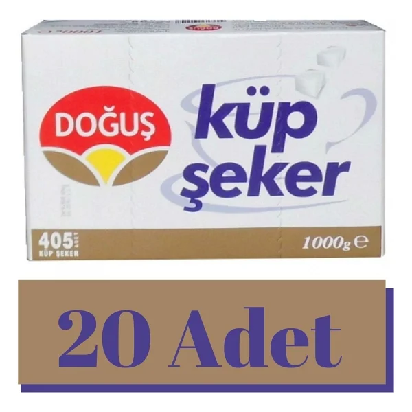 Doğuş Küp Şeker 405'lı 1 Kg X20 - Görsel 2
