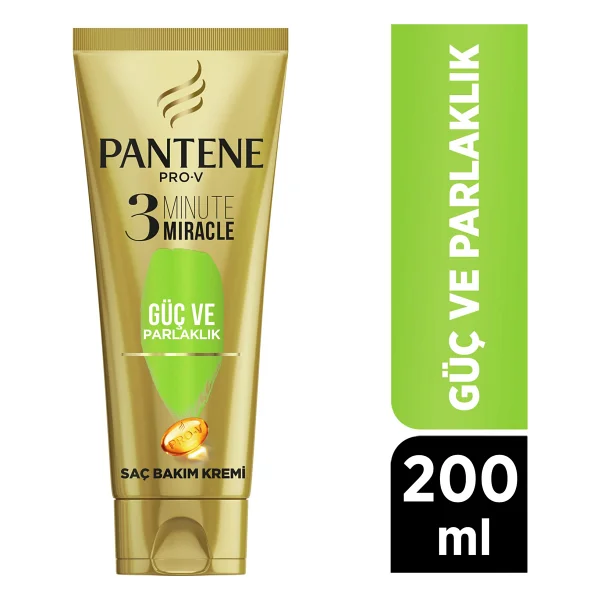 Pantene 3 Dakikada Mucize Güç Ve Parlaklık 200 Ml Saç Kremi - Görsel 10