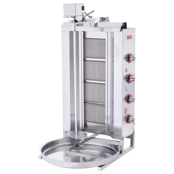 Işıkgaz Silverinox 2166-U4l Üstten Motorlu 4 Radyanlı Lpg'li Döner Ocağı - Görsel 4