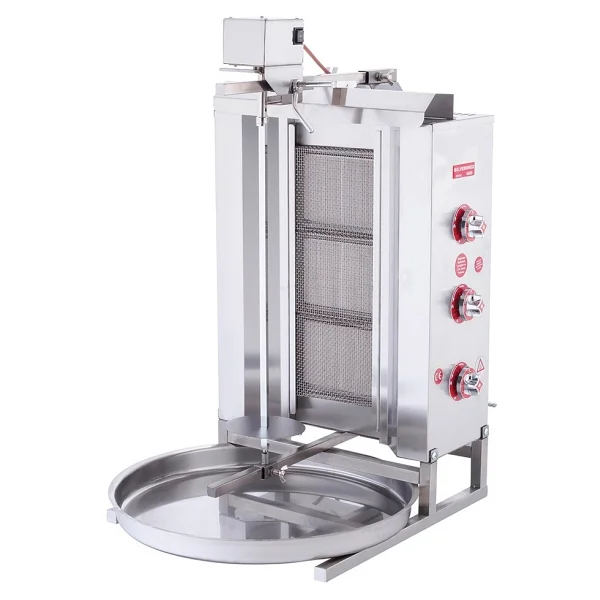 Işıkgaz Silverinox Doğalgazlı 3 Radyanlı Üstten Motorlu Döner Ocağı - Görsel 4