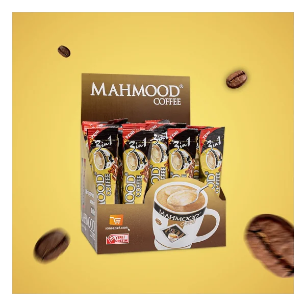Mahmood Coffee 3'ü 1 Arada Sütlü Köpüklü 48'li Hazır Kahve - Görsel 5