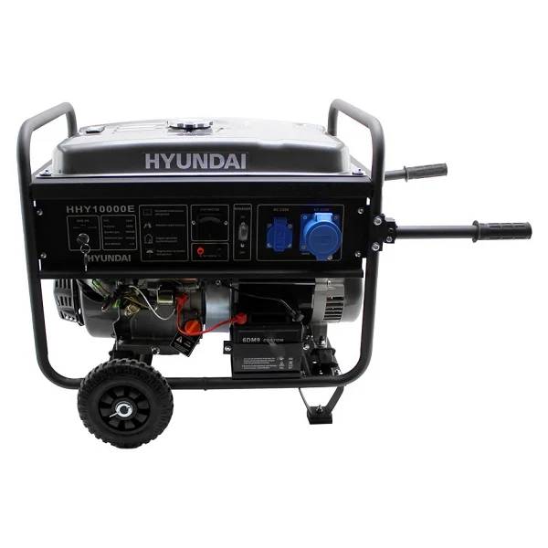 Hyundai Hhy10000e 10.6 Kva İpli/Marşlı Benzinli Jeneratör - Görsel 5