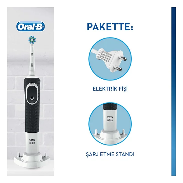 Oral-B Vitality d150 Cross Action Şarjlı Diş Fırçası - Görsel 2