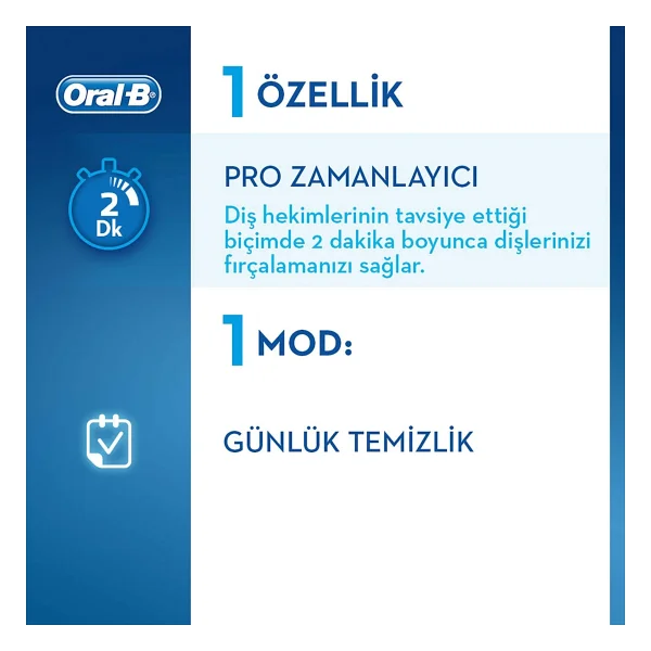 Oral-B Vitality d150 Cross Action Şarjlı Diş Fırçası - Görsel 3