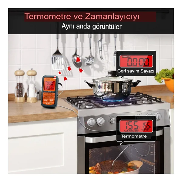 Thermopro Tp-06b Dijital Et Termometresi - Görsel 5