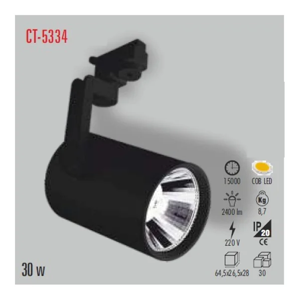 Cata Ct-5334 30w Ray Tipi Ledli Armatür - Görsel 2
