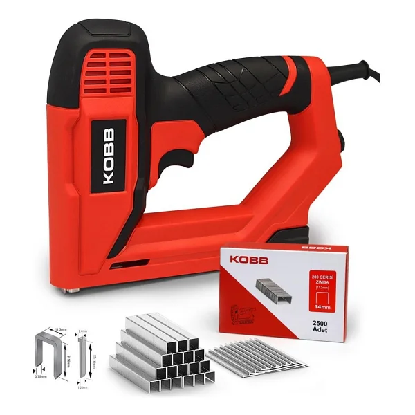Kobb Kbz200b 8-16 Mm Zımba Ve 15-16 Mm Çivi Çakma Makinesi + 3000 Adet Yedek Zımba Ve Çivi - Görsel 7