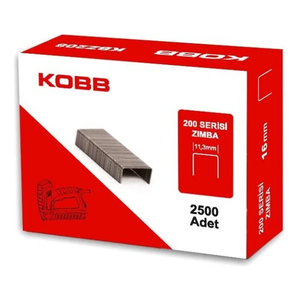 Kobb Kbz216 200 Serisi 16 Mm 2500 Adet Ağır Hizmet Tipi Zımba Teli - Görsel 10