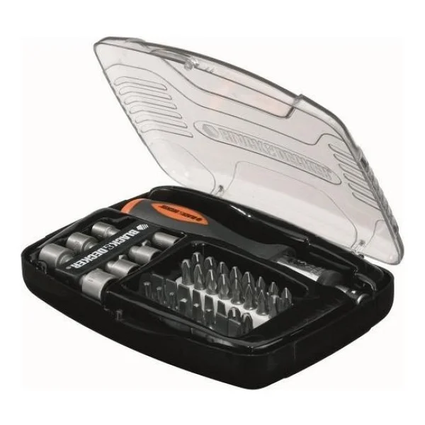 Black+Decker A7062 40 Parça Cırcırlı Set Tornavida - Görsel 3