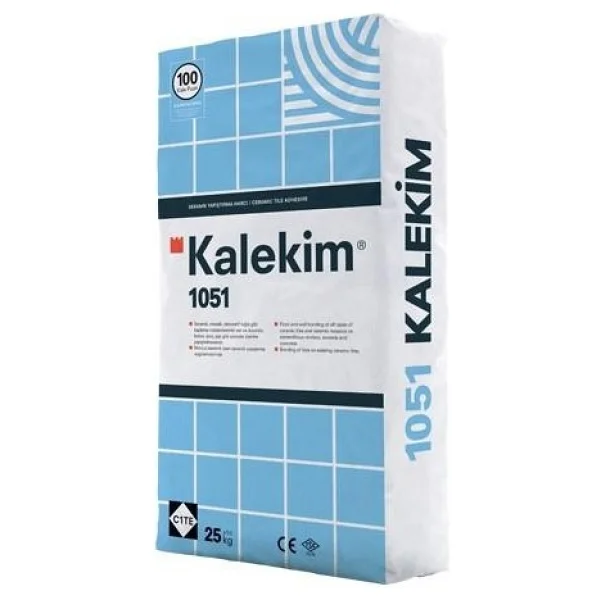 Kalekim 1051 Seramik Yapıştırma Harcı 25 Kg Gri - Görsel 2