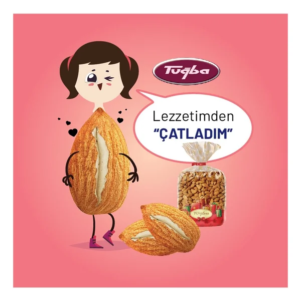 Tuğba Kuruyemiş Badem 250 Gr Tuzlu - Görsel 4