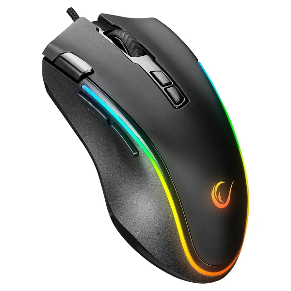 Rampage Greedy Smx-G72 RGB Makrolu Ergonomik Optik Kablolu Oyuncu Mouse - Görsel 10