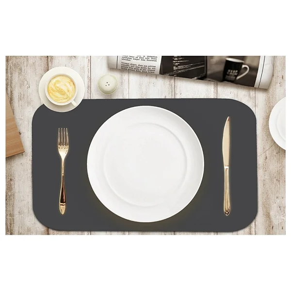Fantastik 4'lü Pvc Amerikan Servis 30 X 45 Cm. Sıvı Geçirmez Leke Tutmaz - Kırmızı - 35 X 45 Cm - Görsel 5
