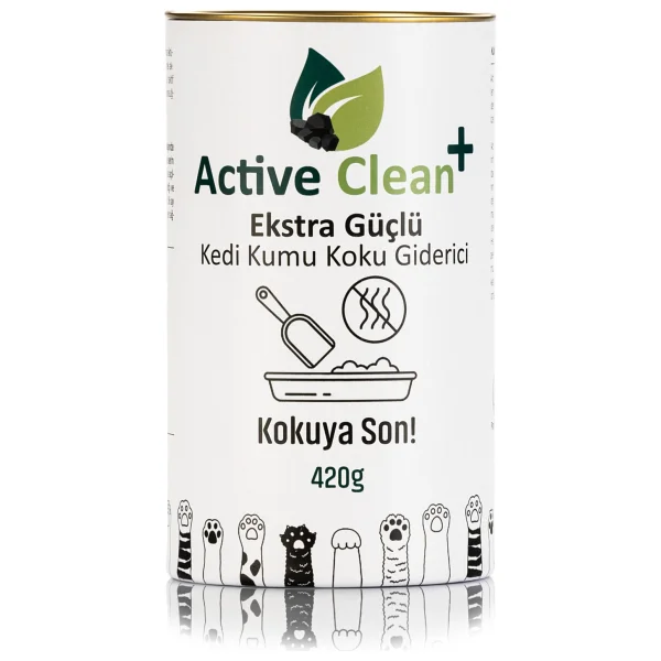 Active Clean Plus 420 Gr Kedi Kumu Koku Giderici - Görsel 5