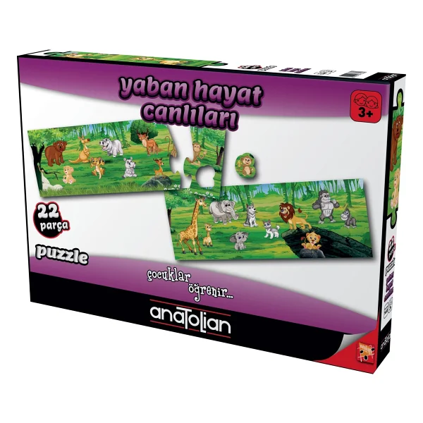 Anatolian Yaban Hayat Canlıları Puzzle 22 Parça 7460 - Görsel 3
