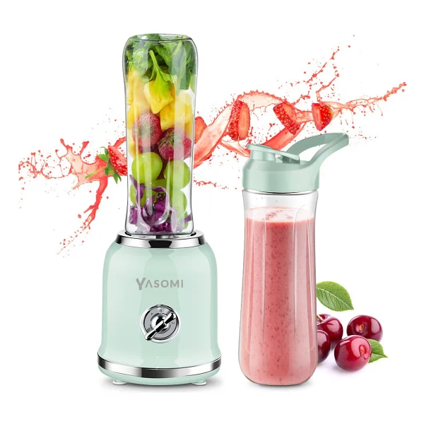 Yasomi Bl019 Retro 300 W Yeşil Smoothie Blender - Görsel 2