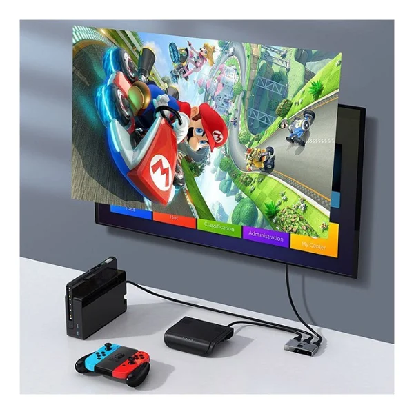 Baseus Matrix 4K Ultra HD 60 Hz 2 Çıkışlı Hdmı Switch - Görsel 5