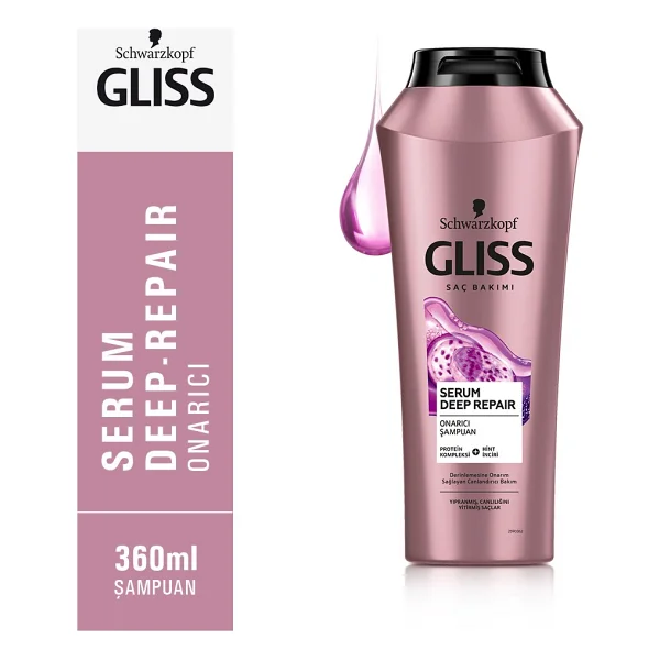 Gliss Serum Deep Repair Şampuan 360 Ml - Görsel 2