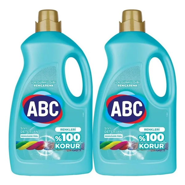 Abc Renklilere Özel Sıvı Deterjan 2.7 Lt 2'li - Görsel 2