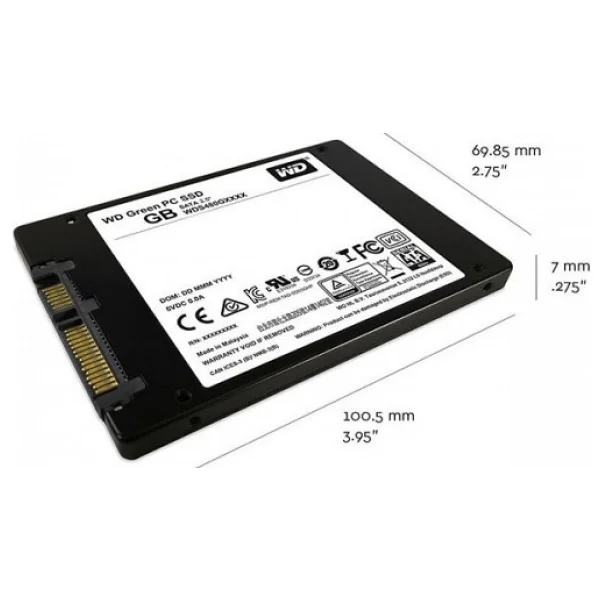 Western Digital Green Wds480g2g0a Sata 3.0 2.5" 480 GB SSD - Görsel 2