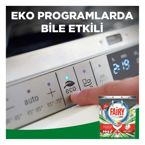 Fairy Platinum Plus Bulaşık Makinesi Tableti 75'li - Görsel 10