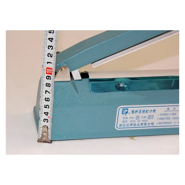 Pfs 30cm Poşet Ağzı Yapıştırma Kapatma Makinası Plastik Gövdeli Yedek Tel + Teflon Hediyeli - Görsel 5