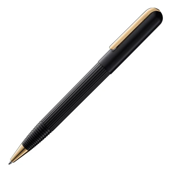 Lamy İmporium 260 Mat Siyah Altın Klips Tükenmez Kalem - Görsel 2