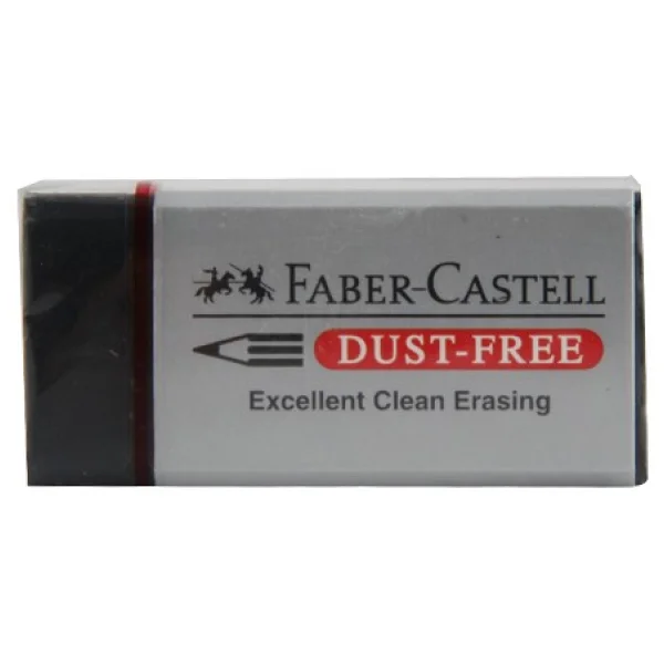 Faber Castell Dust-Free Siyah Silgi - Görsel 2