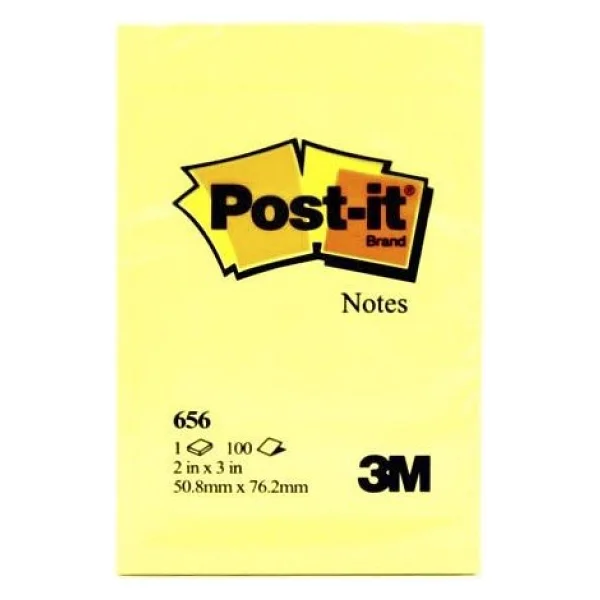 Post-It Yapışkanlı Not K. Sarı 51x76mm 656 - Görsel 4