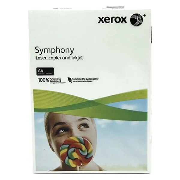 Xerox Symphony A4 80 Gr 500 Yaprak Açık Yeşil Renkli Fotokopi Kağıdı - Görsel 4