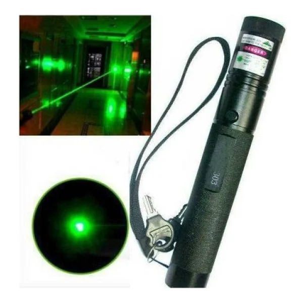 Kama Yeşil Lazer Pointer Şarjlı Kilitli Zoom Yakıcı 1000mw - Görsel 4