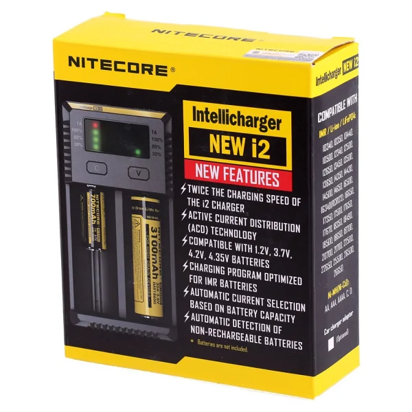 Nitecore New I2 Kablolu Pil Şarj Cihazı - Görsel 4