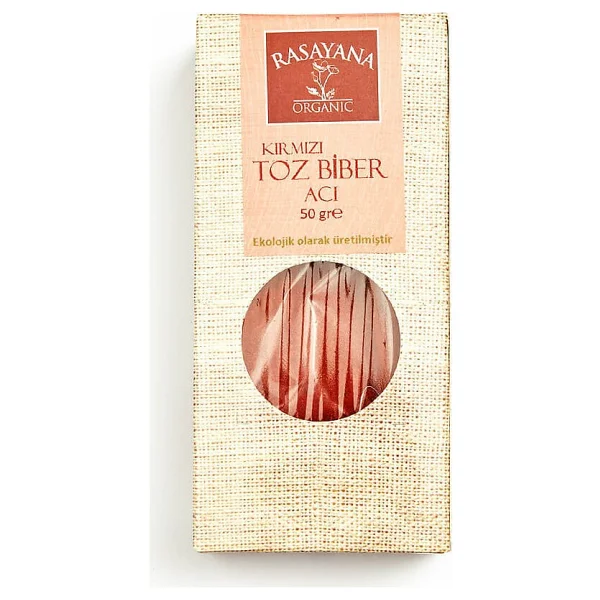 Rasayana Organik 50 Gr Acı Kırmızı Toz Biber - Görsel 2