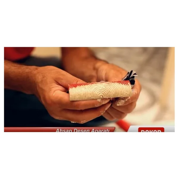Dekor 1345 10 Cm Ahşap Desen Aparatı - Görsel 3
