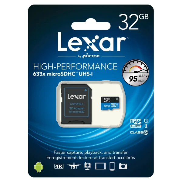 Lexar 633x Class 10 Uhs-I U1 32 GB Micro Sd Kart - Görsel 4